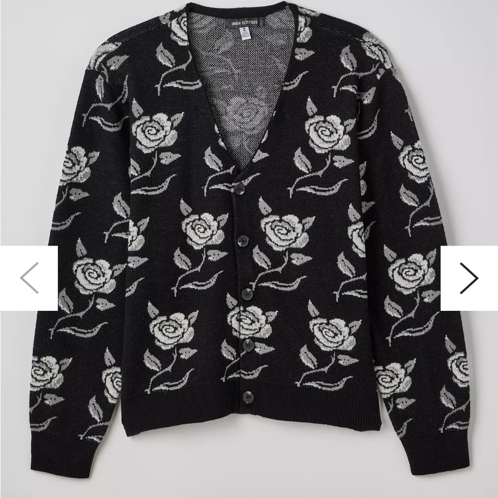 Urban Outfitters Rose Cardigan